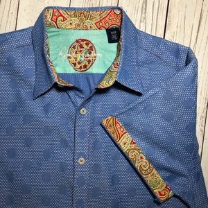 Robert Graham Button Up Short Sleeve Medium